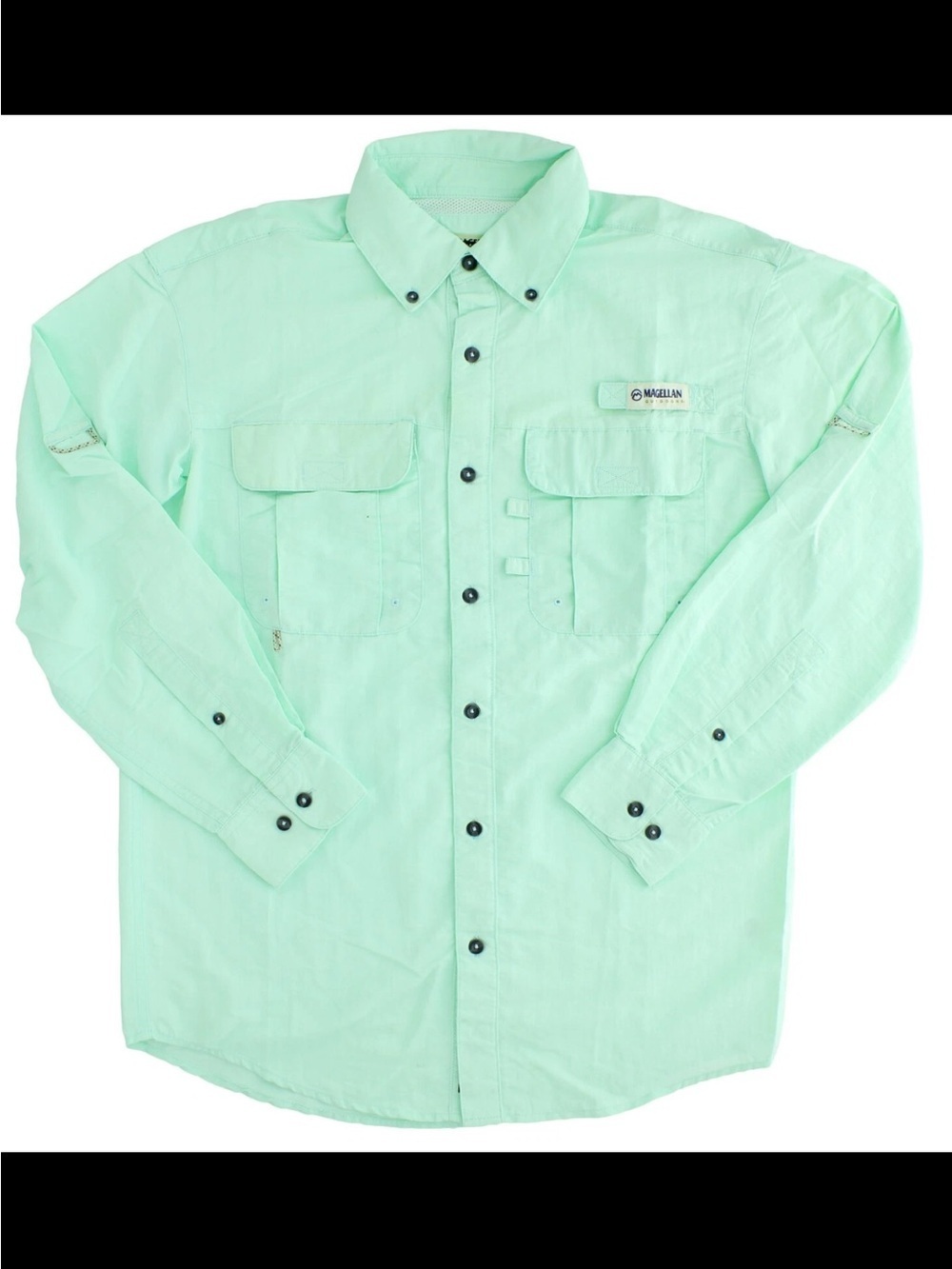 Magellan Outdoors Men’s Mint Long-Sleeve Button Shirt brand new 2XL